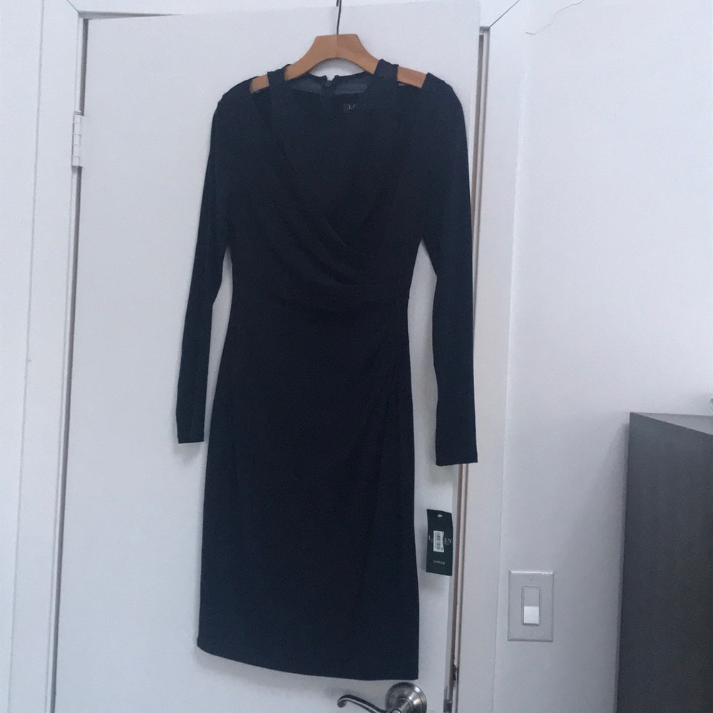 Ralph Lauren Navy Long sleeve dress